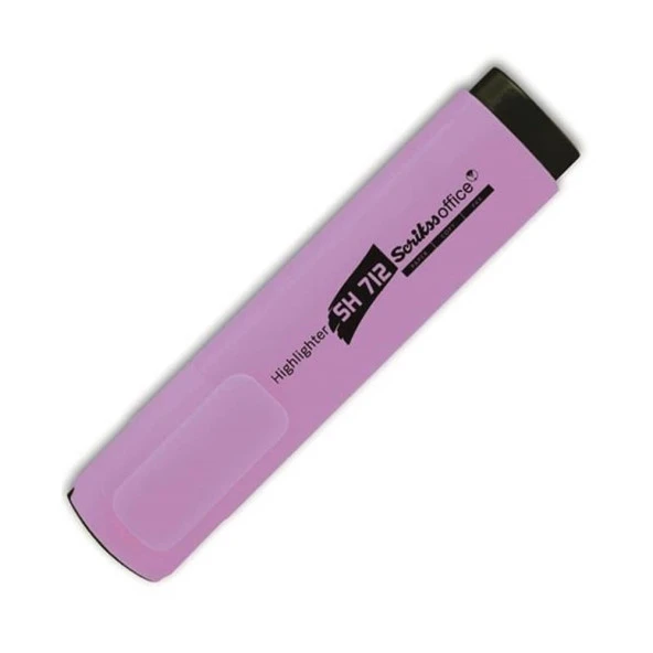 Scrikss SH712 Fosforlu Kalem PASTEL LİLA ürün görseli 1
