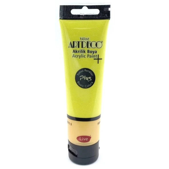 Artdeco Plus Akrilik Boya 100ml Tüp Limon Sarı 403 ürün görseli 1