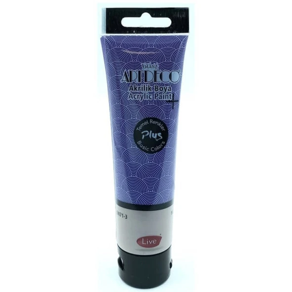 Artdeco Plus Akrilik Boya 100ml Tüp Mor 437 ürün görseli 1