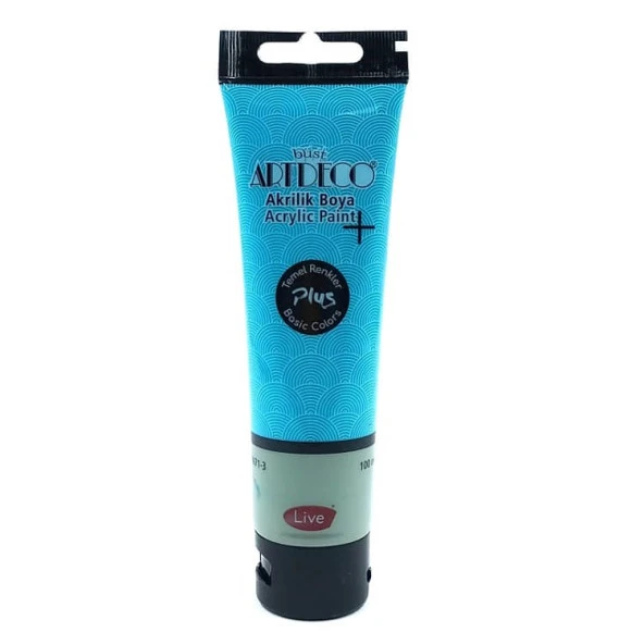 Artdeco Plus Akrilik Boya 100ml Tüp Turkuaz Yeşil 457 ürün görseli 1