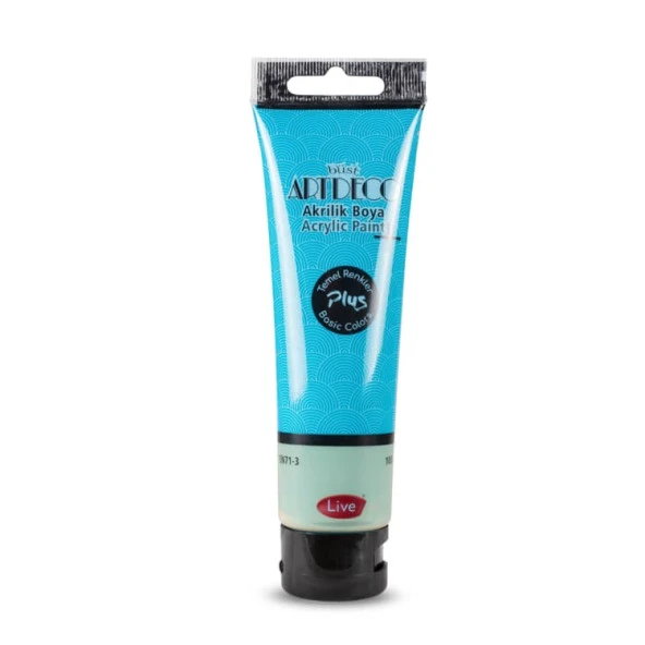 Artdeco Plus Akrilik Boya 100ml Tüp Turkuaz 455 ürün görseli 1