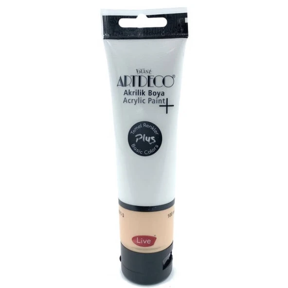 Artdeco Plus Akrilik Boya 100ml Tüp Titanyum Beyazı 502 ürün görseli 1