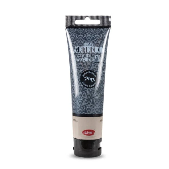 Artdeco Plus Akrilik Boya 100ml Tüp Siyah 500 ürün görseli 1