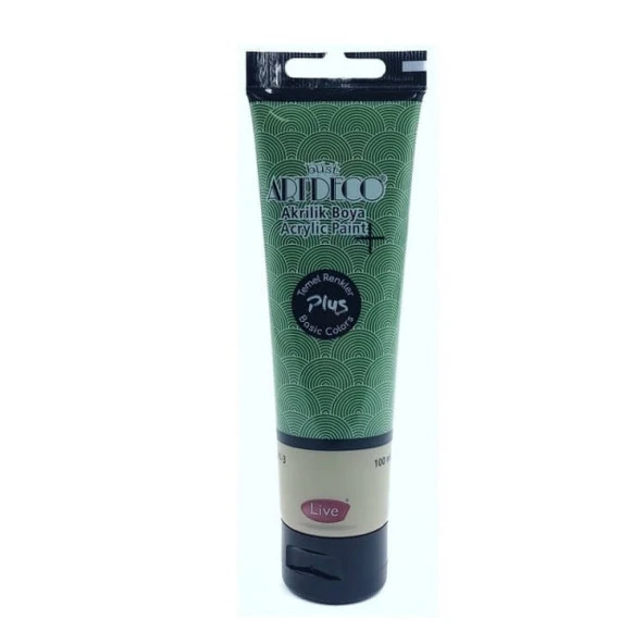 Artdeco Plus Akrilik Boya 100ml Tüp Zeytin Yeşili 470 ürün görseli 1