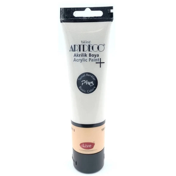 Artdeco Plus Akrilik Boya 100ml Tüp Çinko Beyazı 501 ürün görseli 1