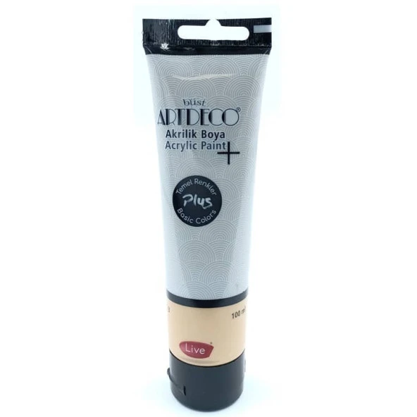 Artdeco Plus Akrilik Boya 100ml Tüp Gri 498 ürün görseli 1