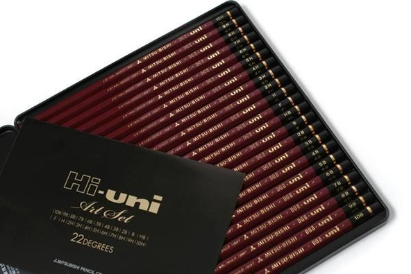Uni Mitsubishi Hi-uni Art Set 10B-10H Dereceli Kalem Seti ürün görseli 1
