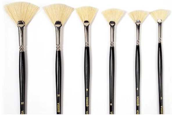 Vincent 4230 Serisi Bristle Kıl Yelpaze Fırça No: 10 ürün görseli 1