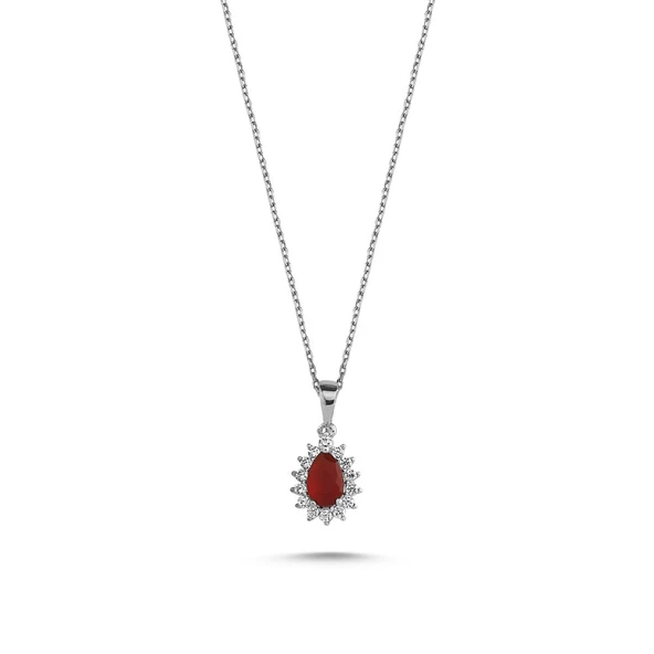 Beyaz Altın Mini Set Damla 3lü Takım - Resim 2