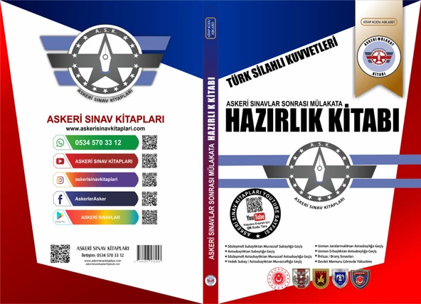 Askeri Sınavlar Sonrası Mülakata Hazırlık Kitabı ürün görseli 1