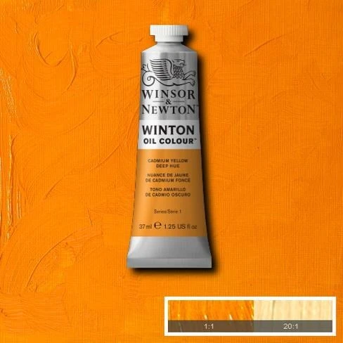 Winsor & Newton Winton Yağlı Boya 37 ml. 46 Cadmium Yellow Deep Hue ürün görseli 1