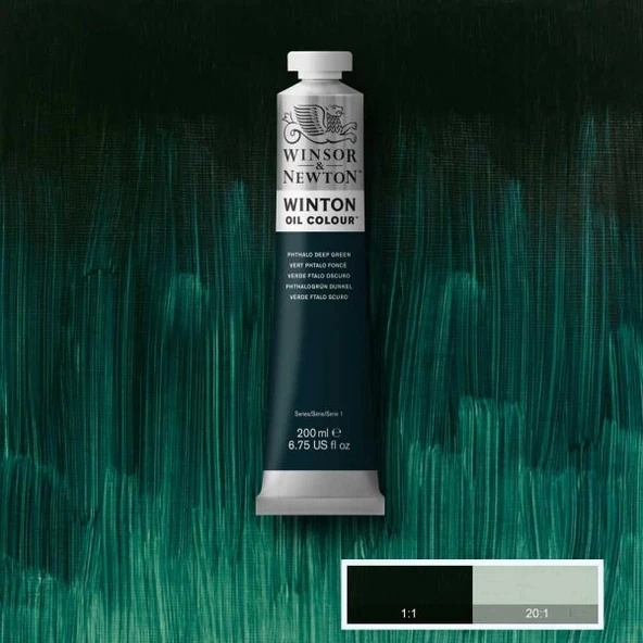 Winsor & Newton Winton Yağlı Boya 200 ml. 048 Phthalo Deep Green ürün görseli 1