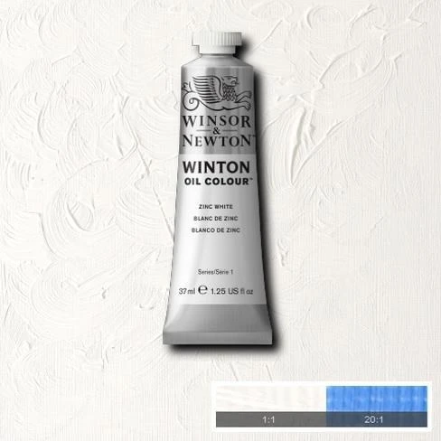 Winsor & Newton Winton Yağlı Boya 37 ml. 45 Zinc White ürün görseli 1