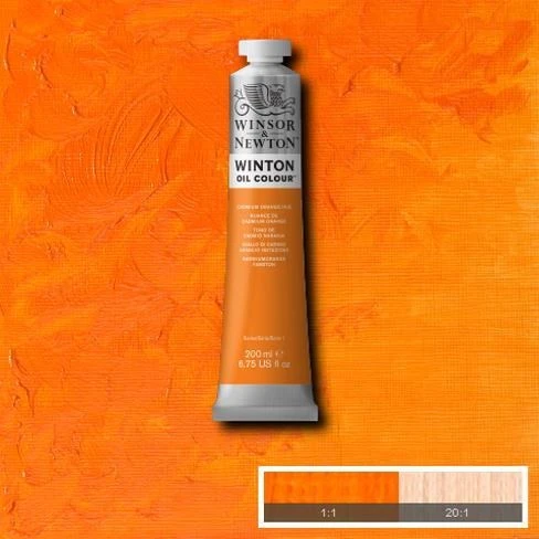 Winsor & Newton Winton Yağlı Boya 200 ml.  4 Cadmium Orange Hue ürün görseli 1
