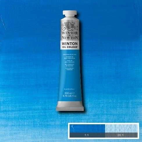 Winsor & Newton Winton Yağlı Boya 200 ml. 10 Cerulean Blue Hue ürün görseli 1