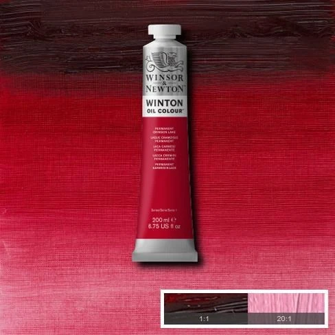 Winsor & Newton Winton Yağlı Boya 200 ml. 17 Permanent Crimson Lake ürün görseli 1