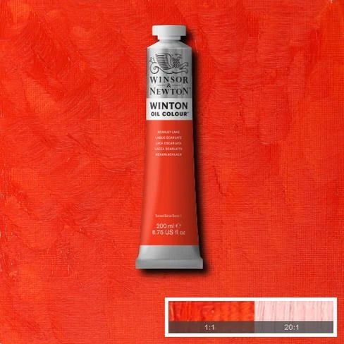 Winsor & Newton Winton Yağlı Boya 200 ml. 38 Scarlet Lake ürün görseli 1