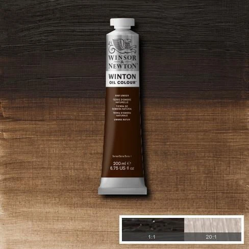 Winsor & Newton Winton Yağlı Boya 200 ml. 35 Raw Umber ürün görseli 1