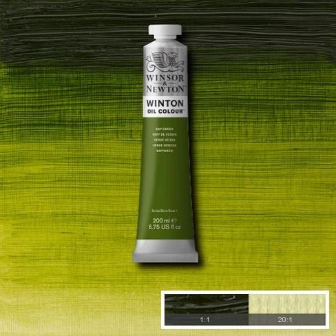 Winsor & Newton Winton Yağlı Boya 200 ml. 37 Sap Green ürün görseli 1