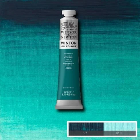Winsor & Newton Winton Yağlı Boya 200 ml. 43 Viridian Hue ürün görseli 1