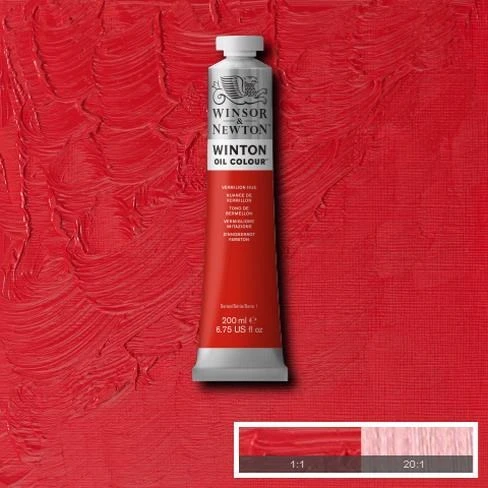 Winsor & Newton Winton Yağlı Boya 200 ml. 42 Vermilion Hue ürün görseli 1