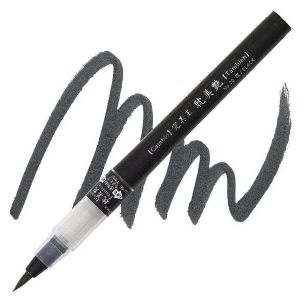 Kuretake Cambio Tambien Brush Pen No:20 BLACK ürün görseli 1