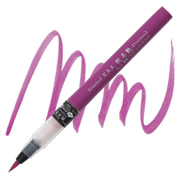 Kuretake Cambio Tambien Brush Pen No:36 ROSE MADDER DEEP ürün görseli 1