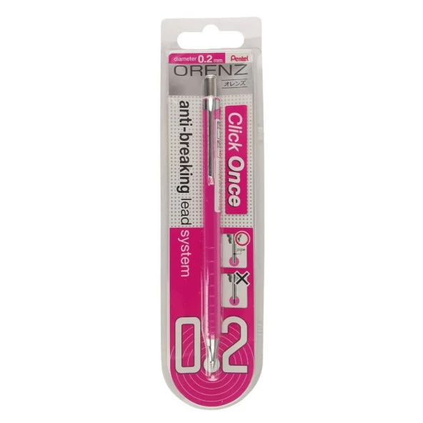 Pentel Orenz Uç Korumalı Versatil Kalem 0.2 mm Pembe XPP502-PX ürün görseli 1