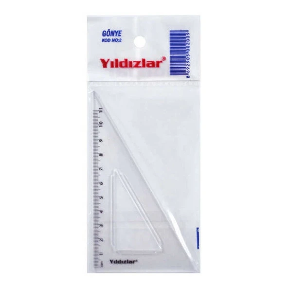 Yıldızlar Plastik Gönye 11 cm ürün görseli 1