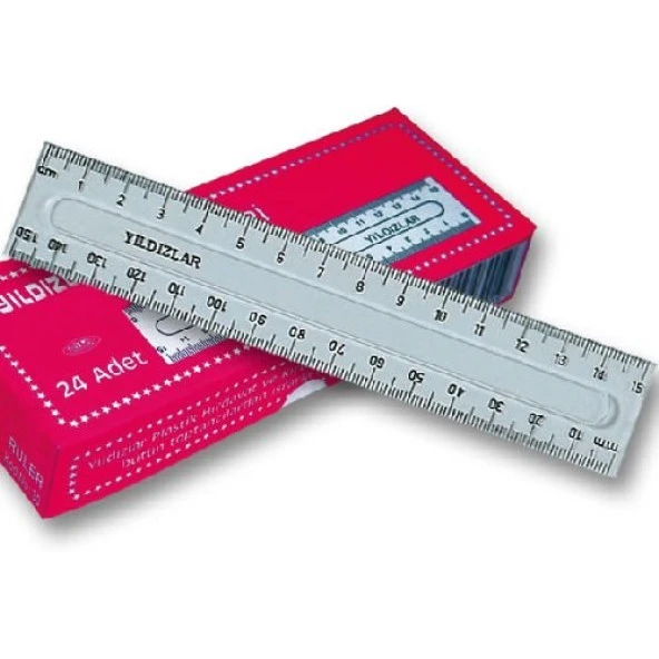 Yıldızlar Plastik Cetvel 15 cm. ürün görseli 1