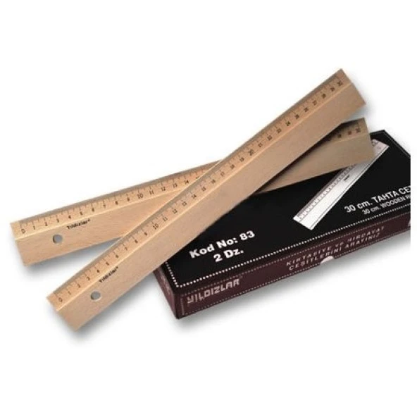 Yıldızlar Tahta Cetvel 30 cm. ürün görseli 1