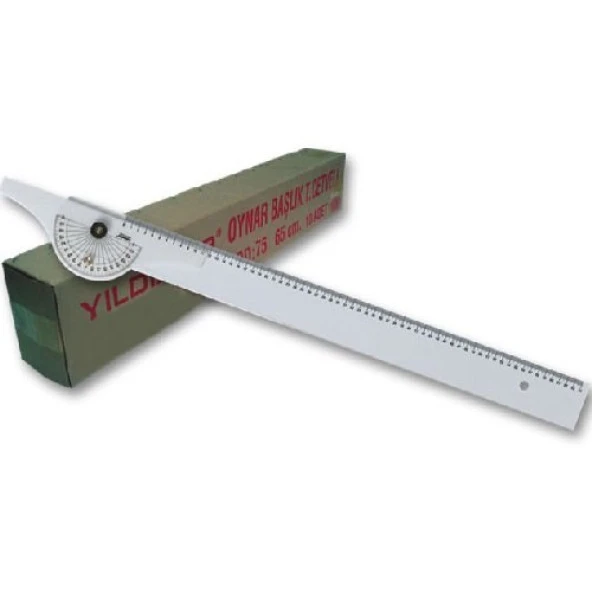 Yıldızlar Plastik Oynar Başlıklı T Cetveli 65 cm. ürün görseli 1