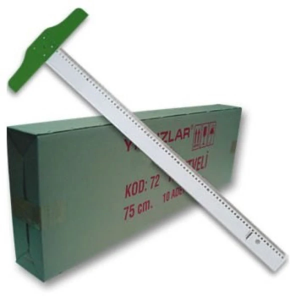 Yıldızlar Plastik T Cetveli 75 cm. ürün görseli 1