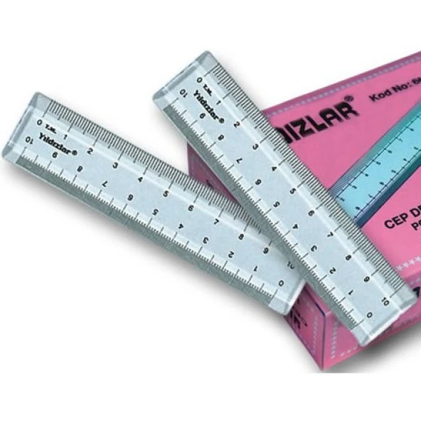 Yıldızlar Cep Desimetre Cetveli 10 cm. ürün görseli 1