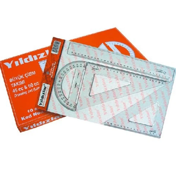 Yıldızlar Plastik Büyük Çizim Takımı ürün görseli 1