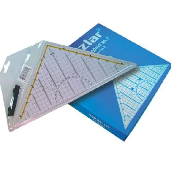 Yıldızlar Geometrik Açılı Gönye No:3 32 cm. ürün görseli 1