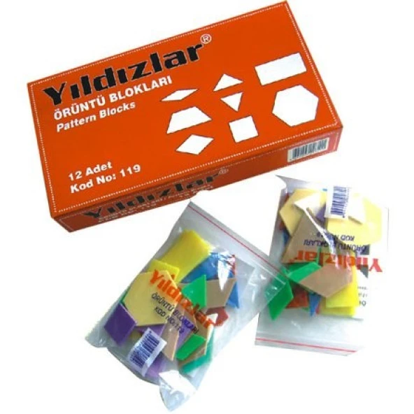 Yıldızlar Plastik Örüntü Blokları ürün görseli 1