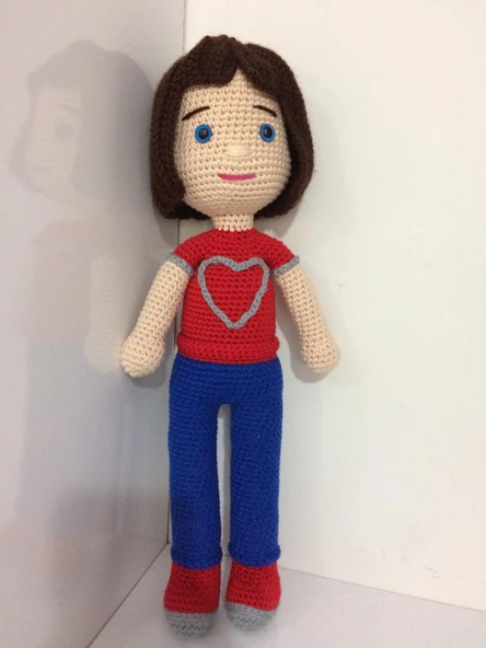 Zeynep Karakter Bebek Amigurumi Organik Oyuncak ürün görseli 1