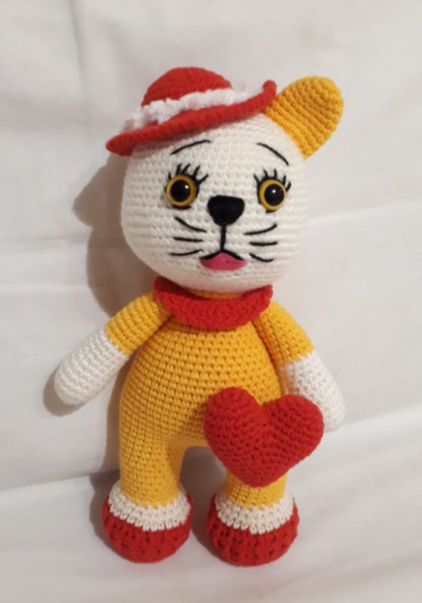 Sarı Mıncır Amigurumi Organik Oyuncak ürün görseli 1