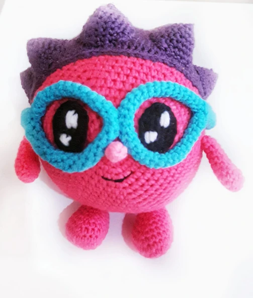 Kikiroki Kirpi Amigurumi Organik Oyuncak ürün görseli 1