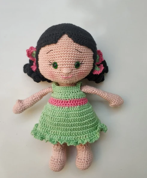 Yeşim Bebek Amigurumi Organik Oyuncak ürün görseli 1