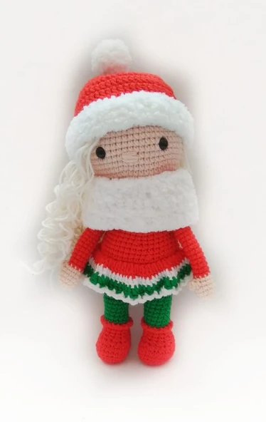 Yılbaşı Bebeği Amigurumi Organik Oyuncak ürün görseli 1