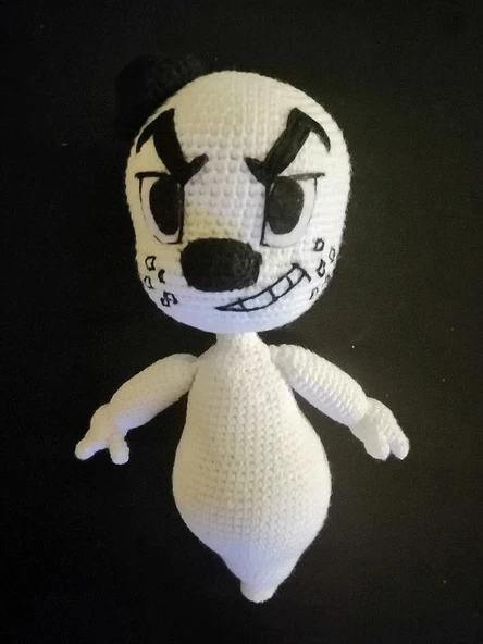 Hayalet Spooky Amigurumi Organik Oyuncak ürün görseli 1