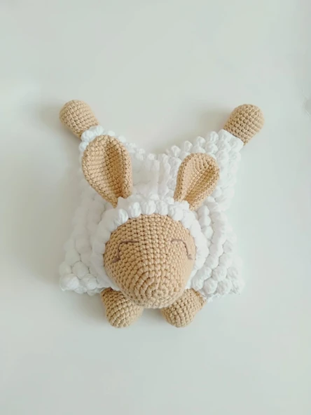 Beyaz Rüya Uyku Arkadaşı Amigurumi Organik Oyuncak ürün görseli 1