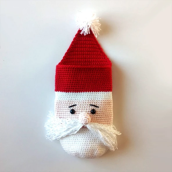 Dekoratif Yılbaşı Çorabı Amigurumi Organik Oyuncak ürün görseli 1