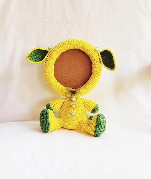 Tavşan Çerçeve Amigurumi Organik Oyuncak ürün görseli 1