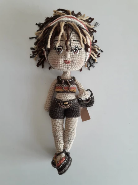 Çılgın Bediş Bebek Amigurumi Organik Oyuncak ürün görseli 1