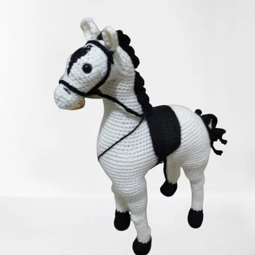 Rüzgar At Amigurumi Organik Oyuncak ürün görseli 1