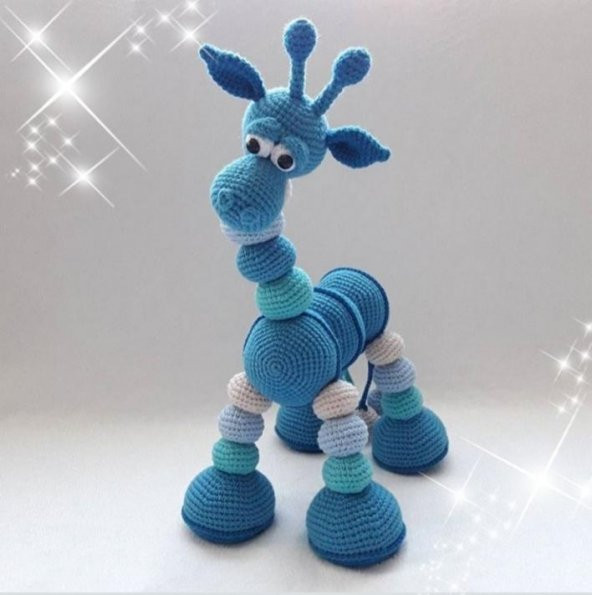 Sevimli Zürbik Amigurumi Organik Oyuncak ürün görseli 1