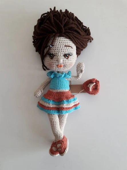 Yasemin Bebek Amigurumi Organik Oyuncak ürün görseli 1